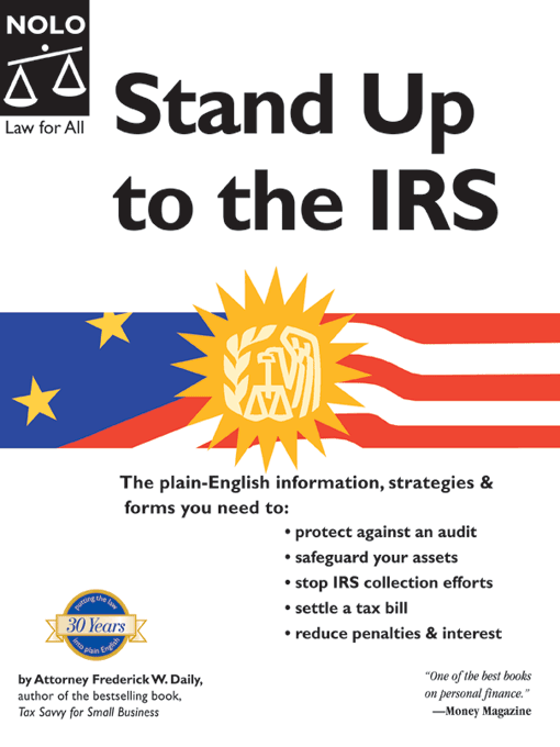 Title details for Stand Up to the IRS by Frederick W. Daily  - Available